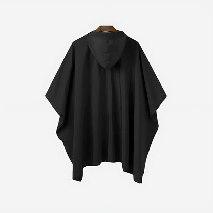 Rain Poncho - Hooded & Covers Your Backpack - Big Storm Pocket