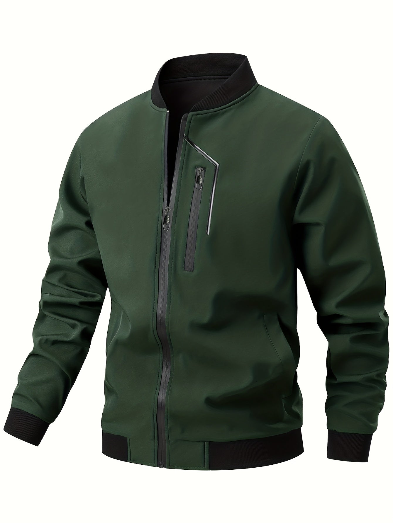 Bomber Jacket - Men's Outdoor Spring & Fall Jacket - Multiple Pockets