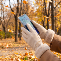 Women's Winter Gloves - Touchscreen - Plush Lined
