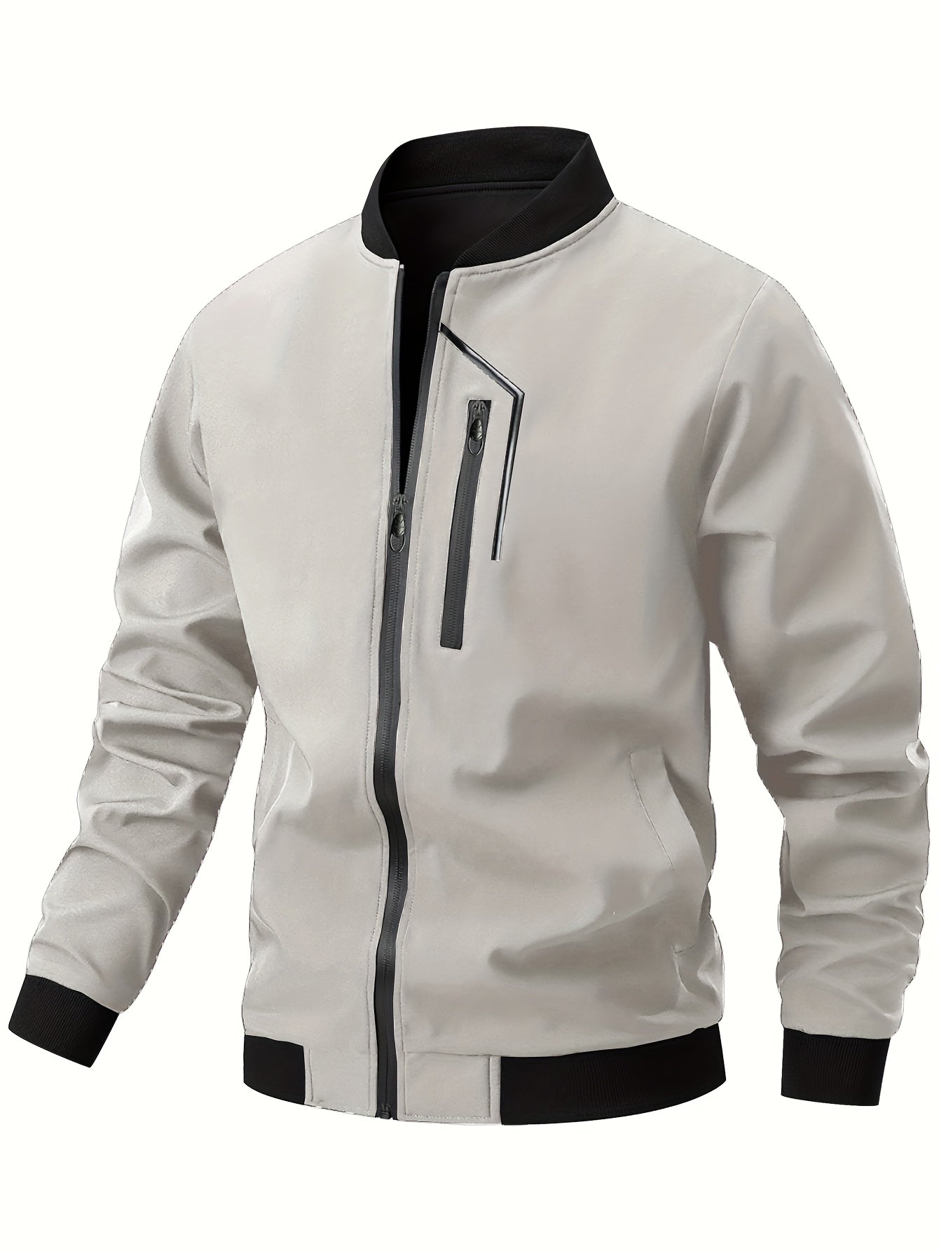 Bomber Jacket - Men's Outdoor Spring & Fall Jacket - Multiple Pockets