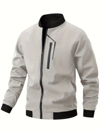 Bomber Jacket - Men's Outdoor Spring & Fall Jacket - Multiple Pockets