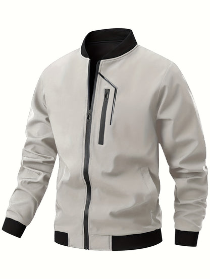 Bomber Jacket - Men's Outdoor Spring & Fall Jacket - Multiple Pockets