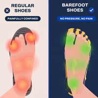 Winter Barefoot Boots - High-Top Fleece Lined - Waterproof Non-Slip Sole