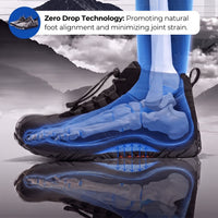 Barefoot Shoes - High-Top Lined Barefoot Boots - Non-Slip Thin Sole