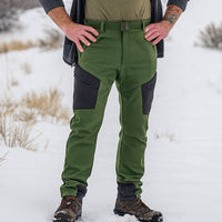 Mens Cargo Pants - Fleece Lined Softshell - Waterproof for Winter