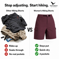 Women’s Hiking Shorts - Breathable Stretch - Quick-Dry