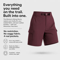 Women’s Hiking Shorts - Breathable Stretch - Quick-Dry