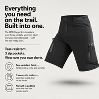 Men’s Mountain Bike Cycling Shorts - MTB Cargo Shorts