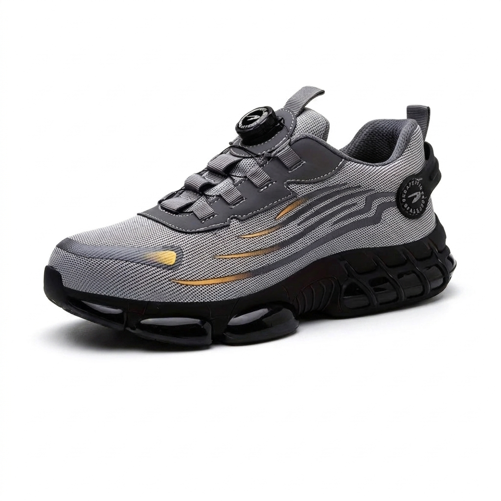 Steel Toe Sneakers - Lightweight Orthopedic Work Shoes - Non-Slip
