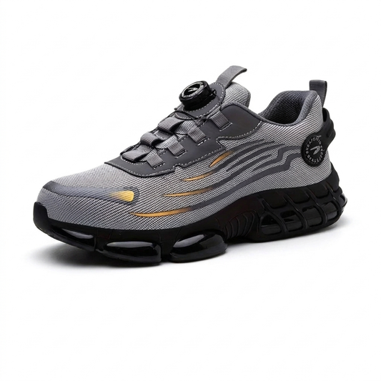 Steel Toe Sneakers - Lightweight Orthopedic Work Shoes - Non-Slip