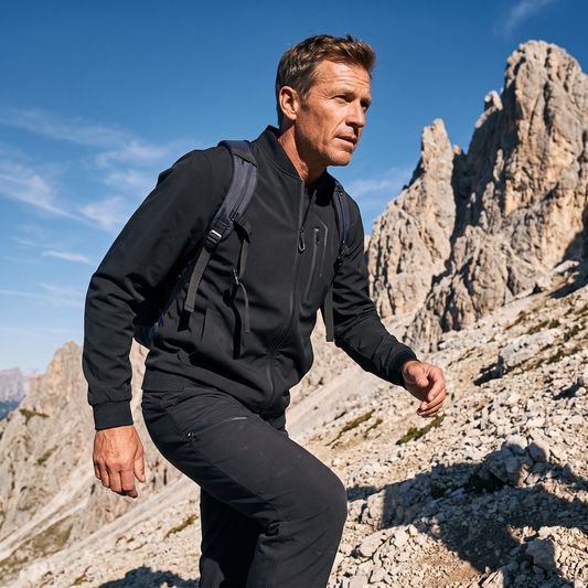 Bomber Jacket - Men's Outdoor Spring & Fall Jacket - Multiple Pockets