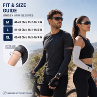 UV Arm Sleeves - Cooling Sun Protection Sleeves - UPF 50+