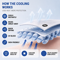 UV Arm Sleeves - Cooling Sun Protection Sleeves - UPF 50+