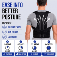 Posture Corrector - Adjustable Upper Back Brace - Breathable