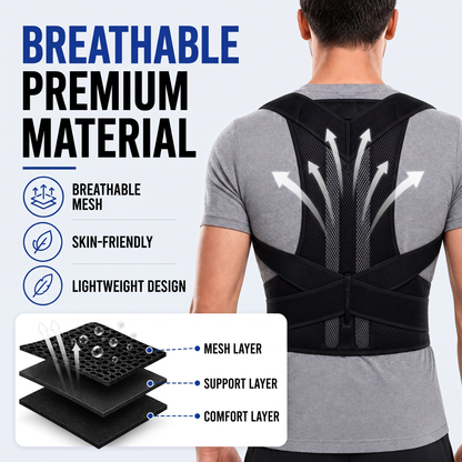 posture corrector - product infographic