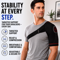 Shoulder Brace - Adjustable Rotator Cuff Support - Compression