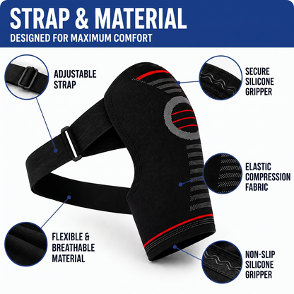 shoulder brace - product infographic