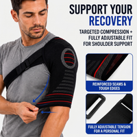 Shoulder Brace - Adjustable Rotator Cuff Support - Compression