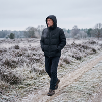 Men's Winter Jacket - Waterproof & Windproof - Insulated Hood
