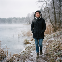 Women's Winter Coat - Waterproof & Windproof - Fleece Lined