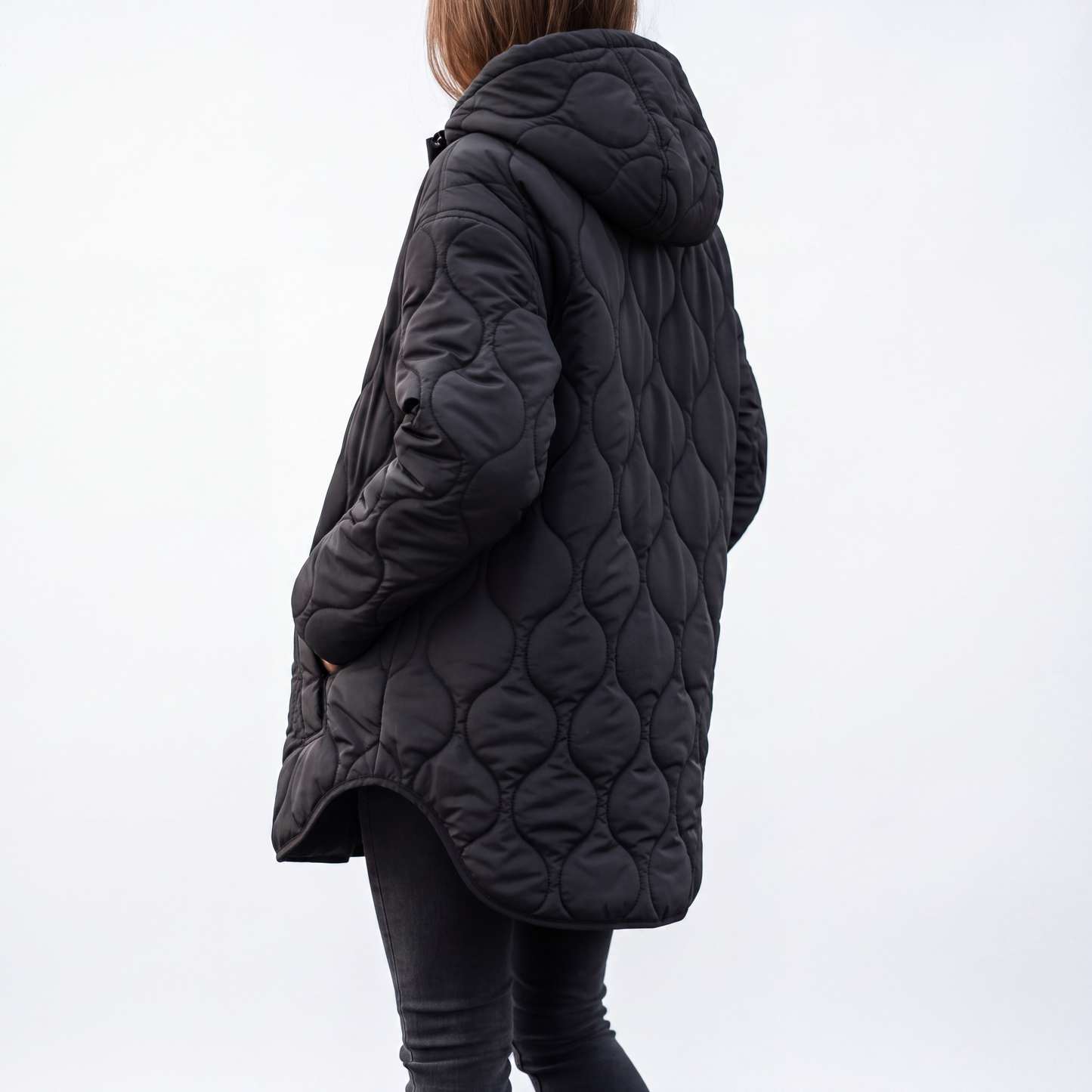 Women's Winter Coat - Waterproof & Windproof - Hooded Quilted Design