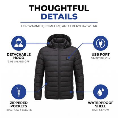 heated jacket - view 3