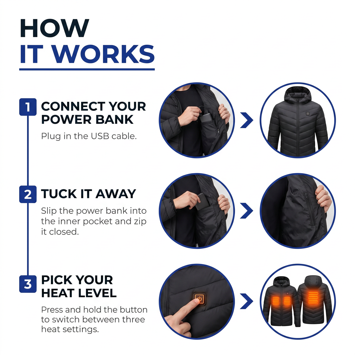heated jacket - view 6