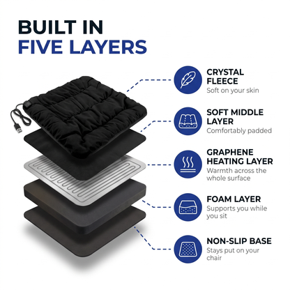 heated seat cushion - view 2