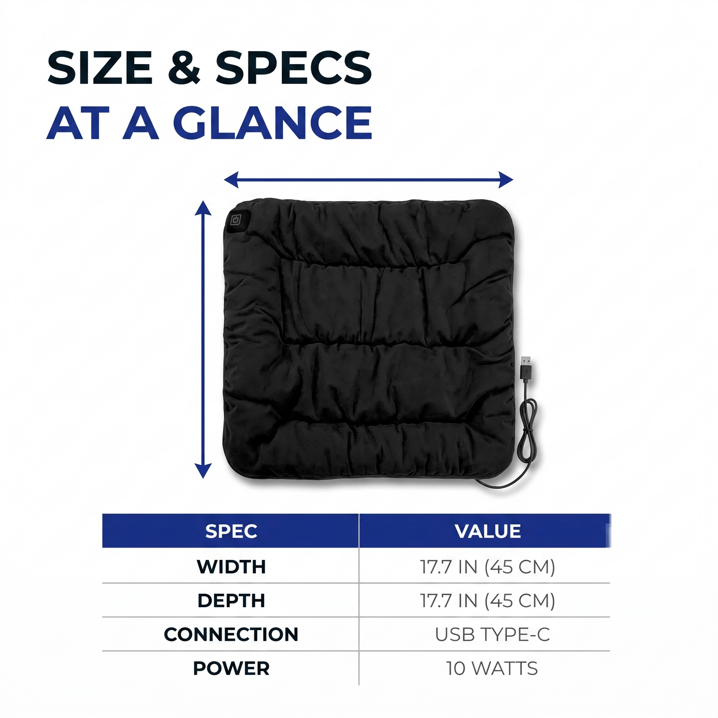 heated seat cushion - view 12