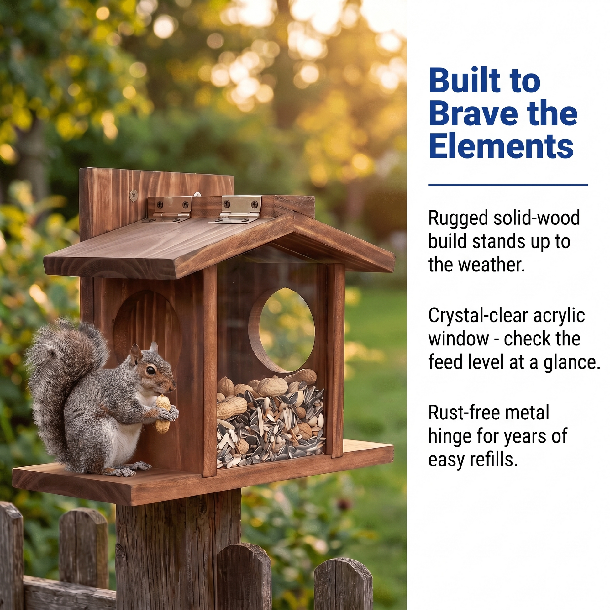 squirrel feeder - view 2