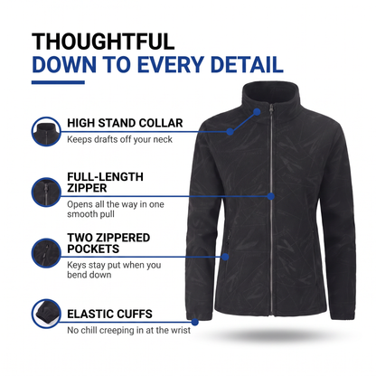 womens fleece jacket - view 3
