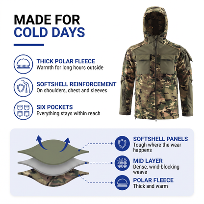 mens fleece jacket - view 2