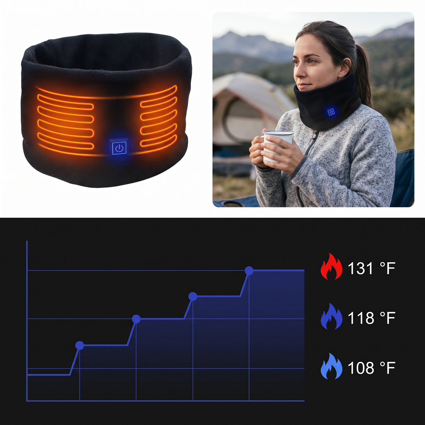 heated scarf - view 10
