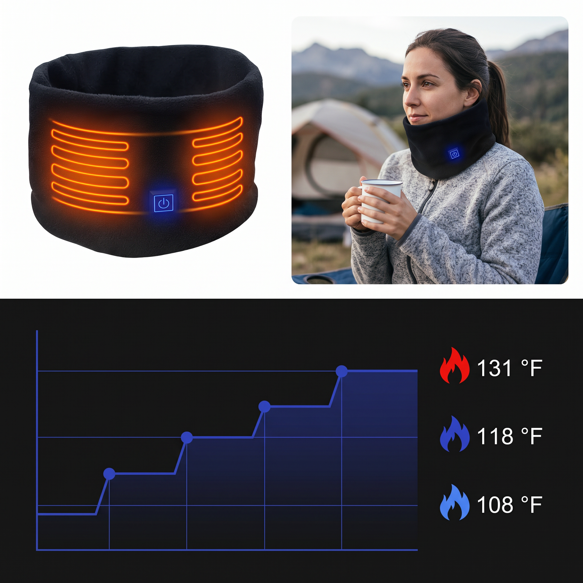 heated scarf - view 10
