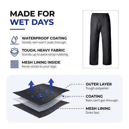 rain pants men - view 2