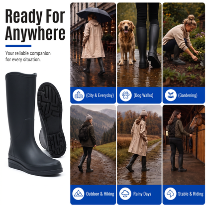 rubber rain boots womens - view 7