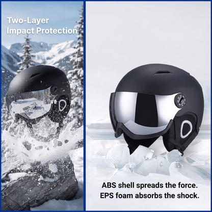 ski helmet with visor - view 6