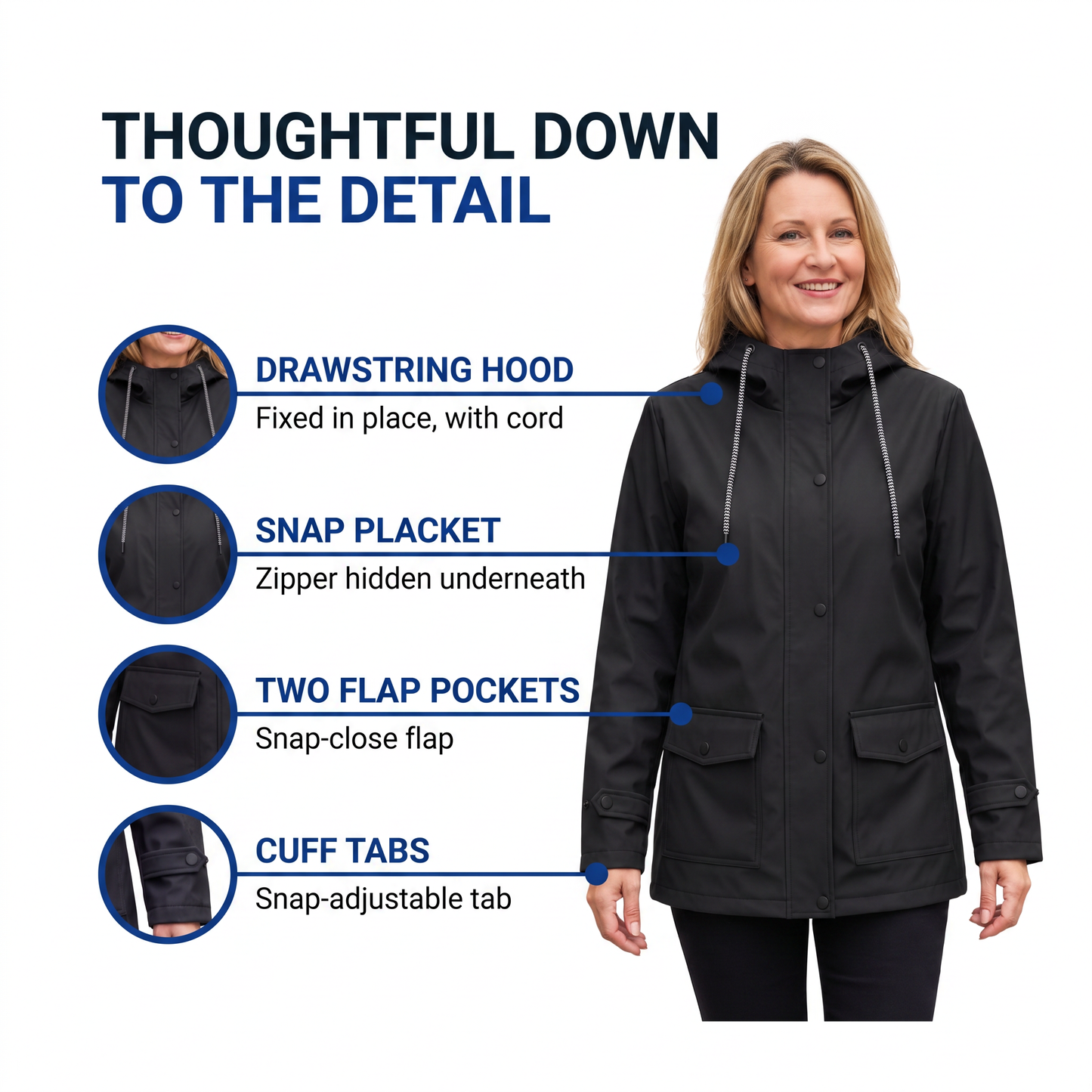 women's rain jacket - view 3