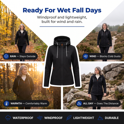 waterproof rain jacket womens - view 2