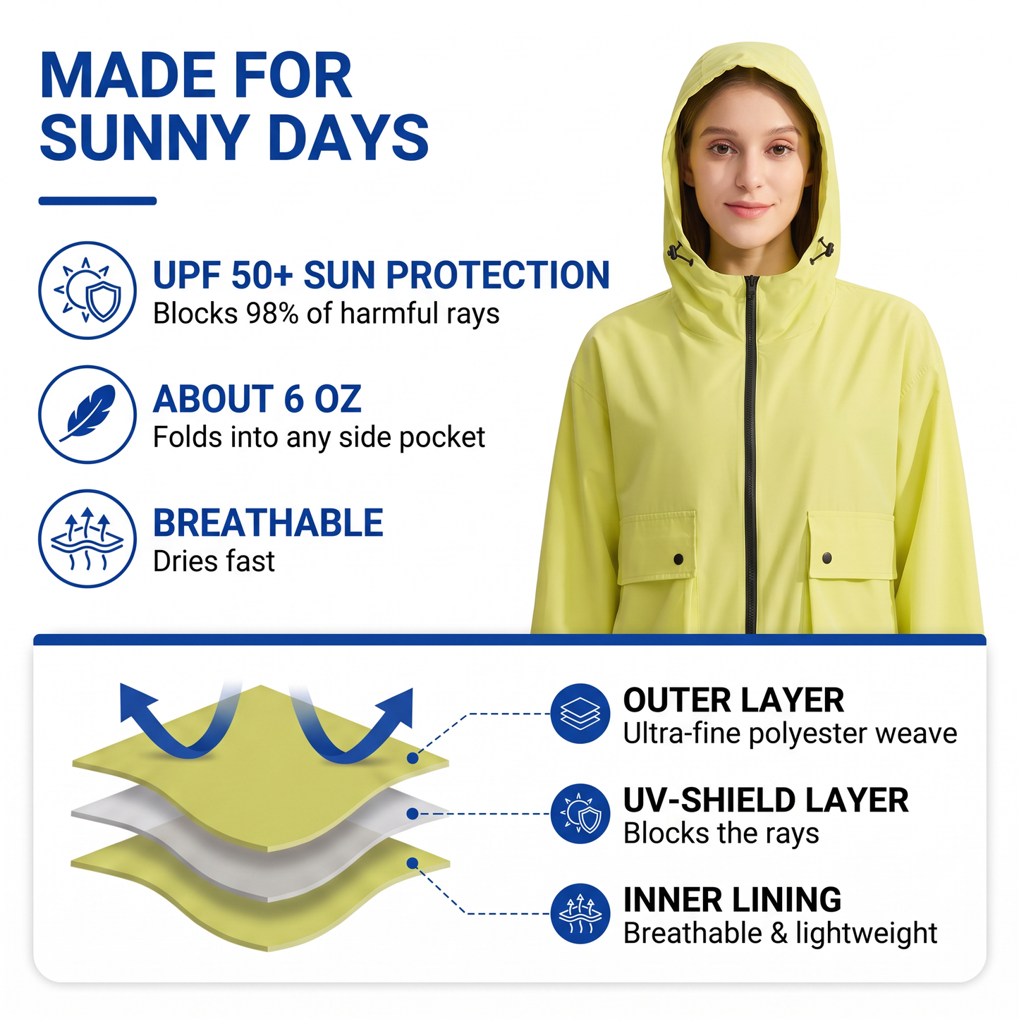 women's uv protection jacket - view 2