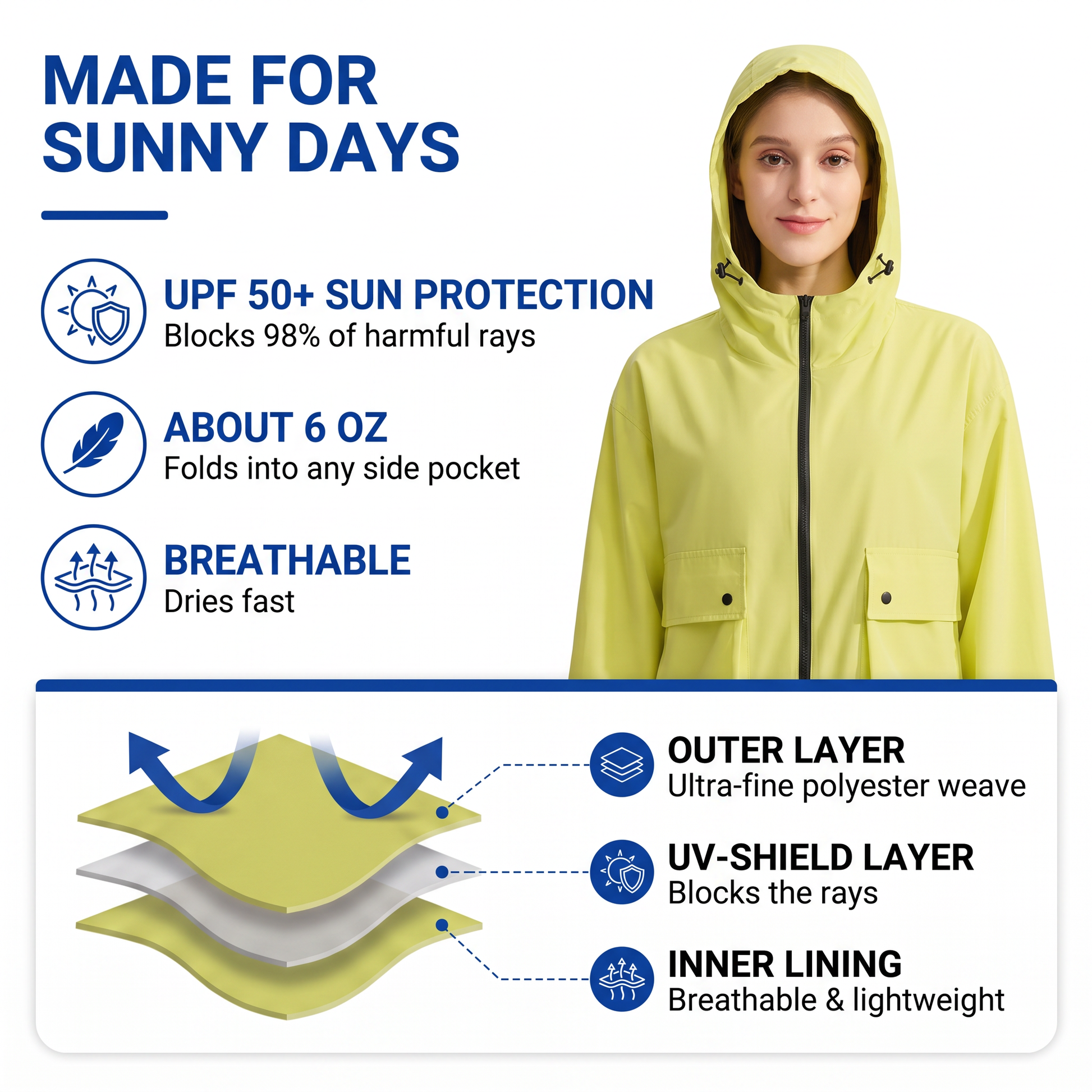 women's uv protection jacket - view 2