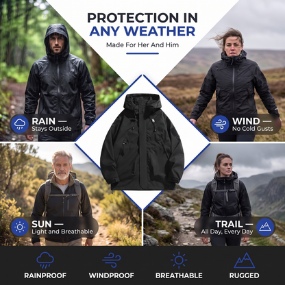 waterproof rain jacket - view 4