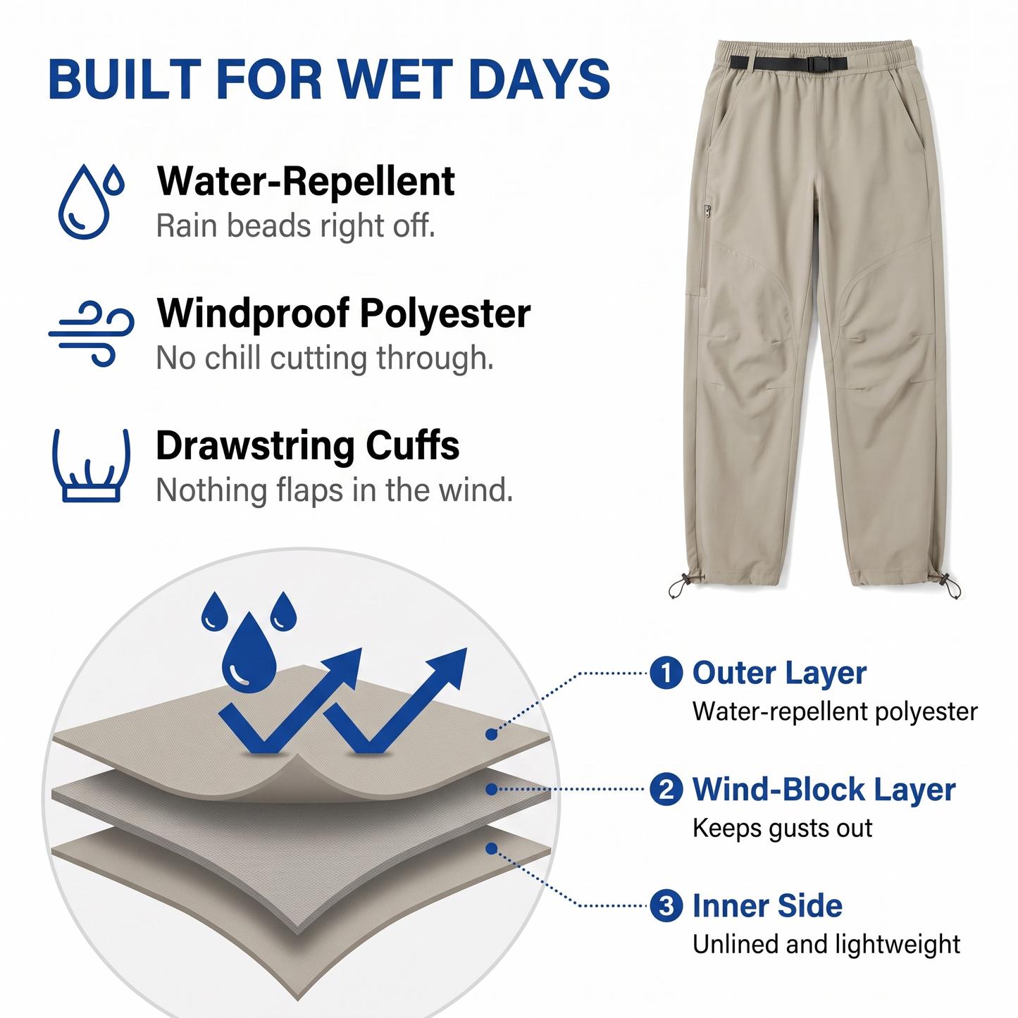 women's hiking pants - view 2