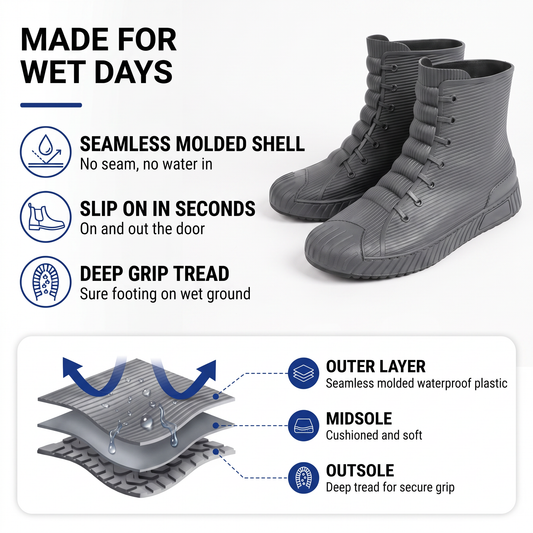 rain boots women - view 2