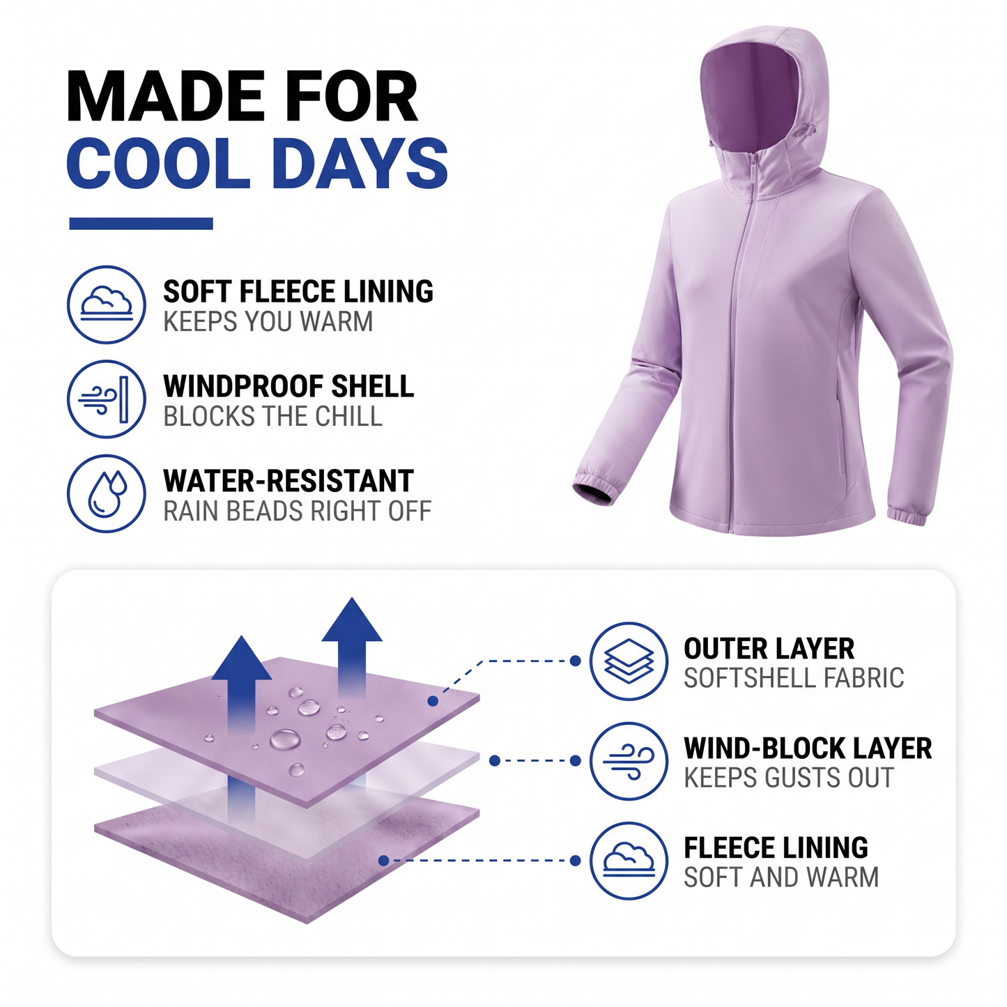 women's windbreaker jacket - view 2