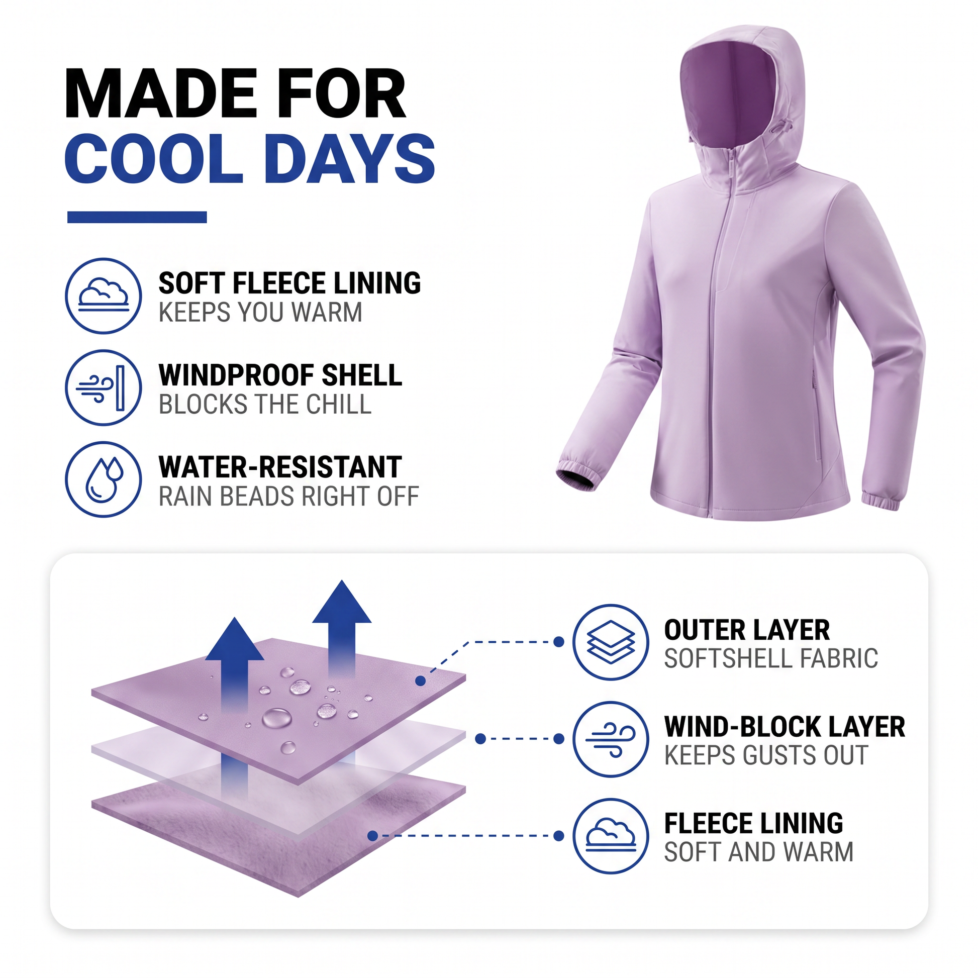 women's windbreaker jacket - view 2