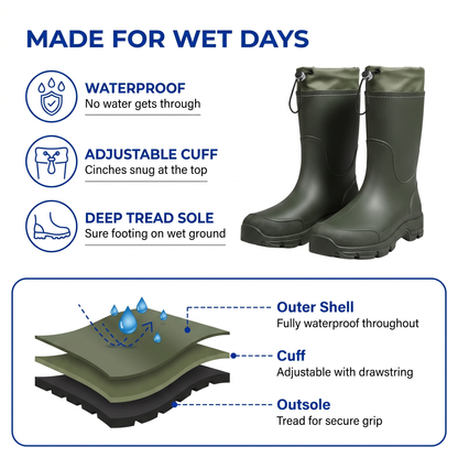 rain boots - view 2