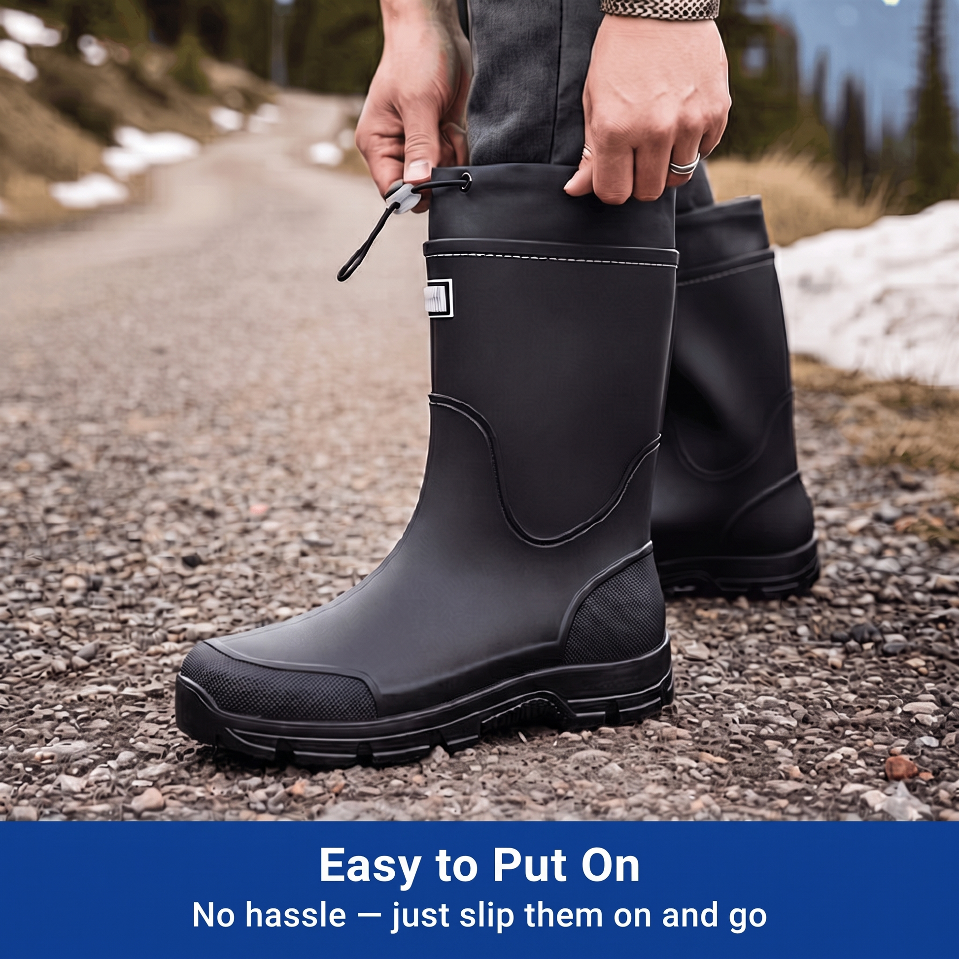 rain boots - view 4