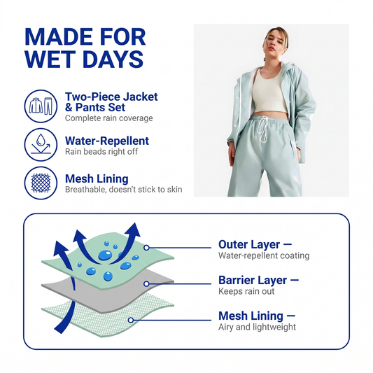 women's rain suit - view 2
