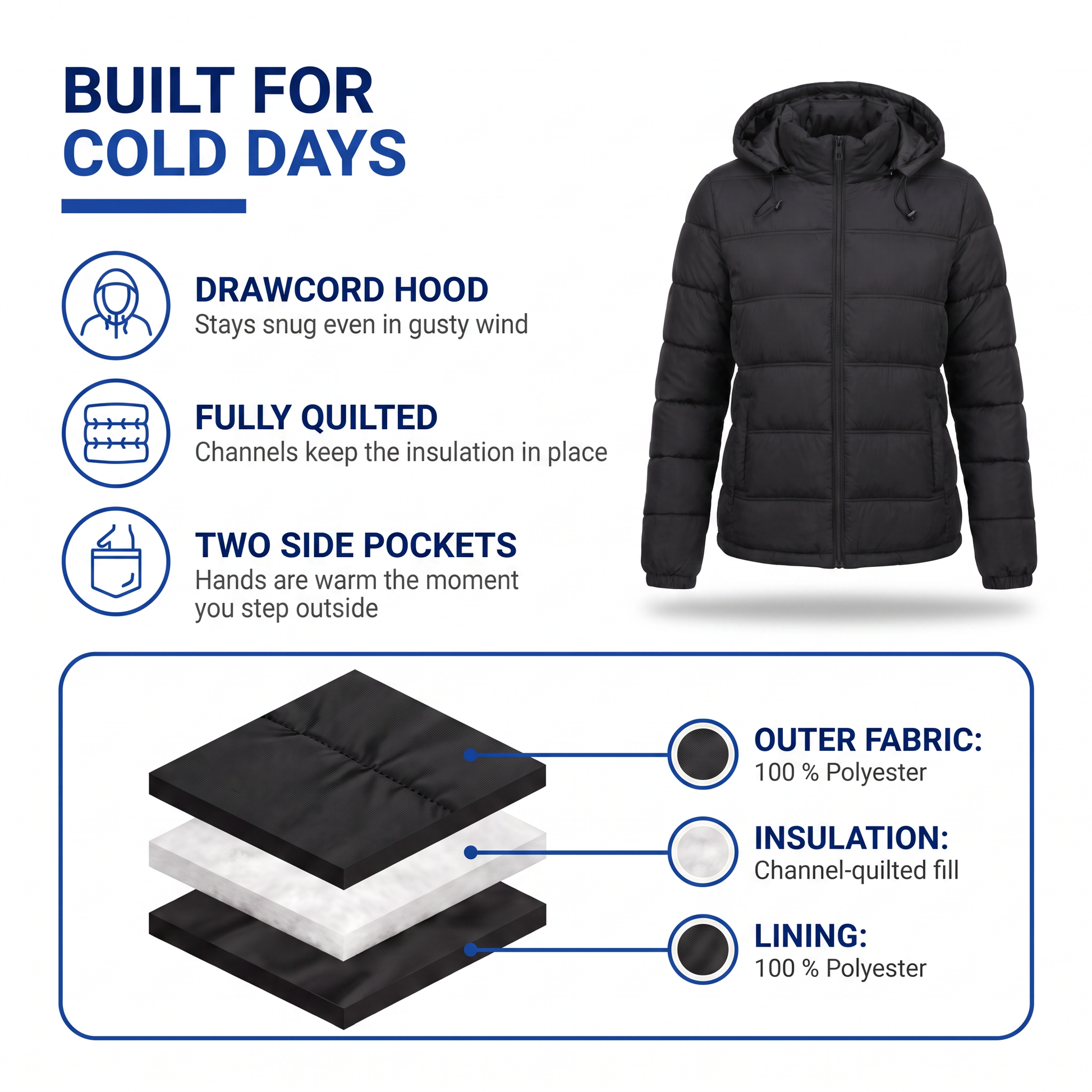 women's puffer jacket - view 4